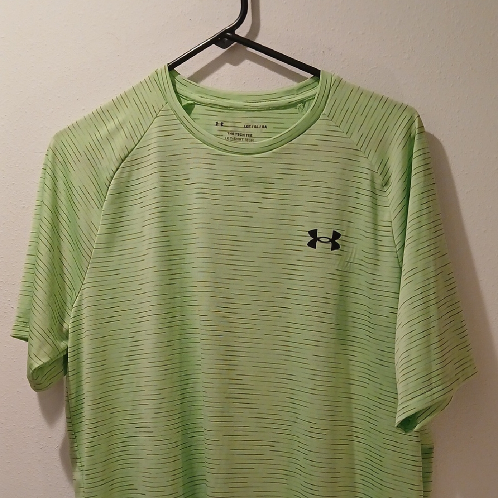 Under Armour Men's Lime Green Short Sleeve Tee